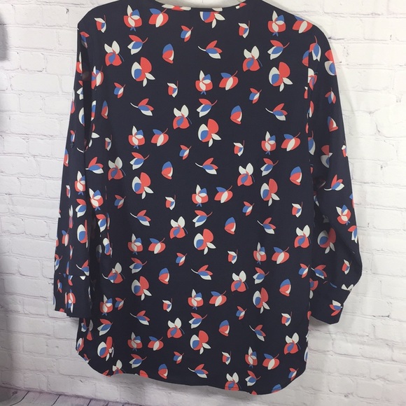 Pixley 3/4 Sleeve V Neck Comfortable Top Size L - Picture 4 of 8